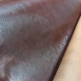 Mystery exclusives saffiano chocolate brown 1 2mm leather jpeg